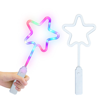 Baguette Lumineuse Étoile Promotionnelle RVB pour Enfants Jouets pour Mariages Concerts Fêtes de Noël Nouveautés Jouets LED