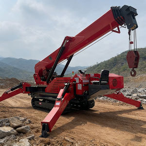 מנוף זחלילי מיני דיזל חדש T-020, מנוף זחלילי עכביש 3 טון, מנוף זרוע הידראולי טלסקופי, מנוף עכביש 8 טון - Product Image 4