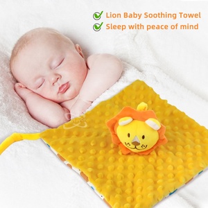 Samtoy Newborn Sleeping Beruhigendes Plüsch tier Puppenspiel zeug Soft Blanket Comfort Cartoon Lion Baby Beruhigendes Handtuch für 1-24 Monate - Product Image 2