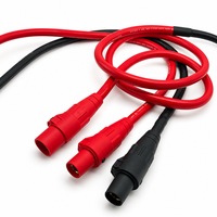 Connecteur rapide à une seule broche Rhino Plug 400A, câble d'alimentation audio pour éclairage de scène en silicone 120 mm², faisceau de câbles Camlock