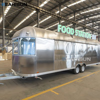 Remorque alimentaire mobile, camion-restaurant, équipement de cuisine, remorque à café pour entreprise, food truck européen, caravane à burgers