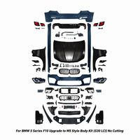 Kit carrosserie de conversion de pare-chocs avant style M5 sans découpe pour BMW Série 5 F10 F18 2011-2017 vers G30 2021-2023