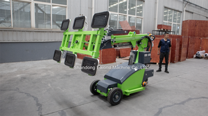 เครื่องยกกระจกอัตโนมัติ Eworld Yellow 304 Steel Glass Loading Machine 220V/380V พร้อมหุ่นยนต์ดูดสูญญากาศ สำหรับกระจกหนา 1-40 มม. รองรับน้ำหนักได้ 100% - Product Image 5