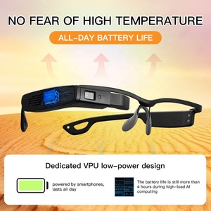 แว่นตาอัจฉริยะแบบพกพา Oem & Odm รุ่น Bj002-w5air พร้อมกล้องกันน้ำ น้ำหนักเบา โซลูชั่นฮาร์ดแวร์และซอฟต์แวร์ IoT - Product Image 2