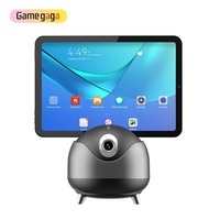 Stabilisateur de caméra intelligent Q8 double 360° avec suivi automatique du visage, compatible mobile/tablette, batterie 4000 mAh, autonomie 15-20h