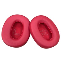 Almohadillas de repuesto para auriculares Edifier W820BT W828NB con aislamiento de ruido y graves mejorados, almohadillas de cuero proteico