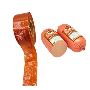 Polyamide Xúc Xích Vỏ 75Mm Biểu Tượng Tùy Chỉnh Flexography In Ấn Kingred Thương Hiệu Dễ Dàng Để Hoạt Động Cấp Thực Phẩm Cho Mortadella - Product Image 1