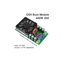 DC-DC Step Down Module 600W 30A CV CC Adjustable 84V-120V to 12V/24V Power Supply 136x72mm Original Brand for Solar LED System