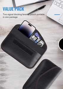 Sac Faraday personnalisé, isolation des signaux, anti-pistage, protection des clés de voiture, <span class=keywords><strong>blindage</strong></span> des signaux GPS RFID, cage Faraday pour la sécurité des données - Product Image 4