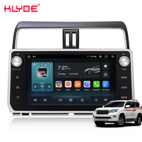 7 "/9"/10.1 "lecteur multimédia DVD de voiture Navi stéréo pour Toyota Prado série 2002-2019 Octa Core Android 14 amplificateur automatique OBD2