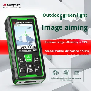 Shendawei Règle électronique intérieure extérieure de haute précision Télémètre <span class=keywords><strong>laser</strong></span> infrarouge à lumière verte pour l'ingénierie - Product Image 2