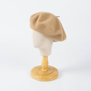 Boina de Lana para Niños, Otoño-Invierno 2025, Estilo Casual, Boina de Fieltro de Lana, Simple, Multicolor, <span class=keywords><strong>Gorro</strong></span> de <span class=keywords><strong>Pintor</strong></span> para Niños - Product Image 2