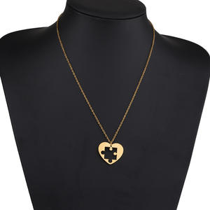 Collar Creativo, Cadena <span class=keywords><strong>para</strong></span> el Cuello, Collar de Moda, Collar de Pareja, Collar con Corazón de Rompecabezas <span class=keywords><strong>para</strong></span> Mujeres, Hombres, <span class=keywords><strong>Mejores</strong></span> <span class=keywords><strong>Amigos</strong></span> - Product Image 6