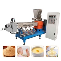 Chaîne de production de poudre de riz instantanée automatique, extrudeuses, machines de fabrication de poudre nutritive, ligne de production de purée pour bébés