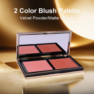 Custom Logo Silky Soft Texture Face <strong>Blushes</strong> Dual Color Vegan Natural <strong>Matte</strong> <strong>Blush</strong> Palette - Product Image 6