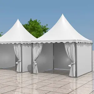 Aluminum Alloy 4x4 5x5 Aluminum Alloy Shade Frame Party Wedding Trade Show High PVC Fabric Custom Marquee Pagoda Tent