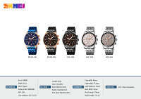 Reloj de Pulsera SKMEI 9334 para Hombre, Acabado Pulido, Múltiples Opciones de Color, Ideal para Reuniones de Negocios, Cenas Formales y Uso Diario en la Oficina