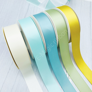 E-Ma Thuật Biểu Tượng Tùy Chỉnh Ribbon 1.5 Inch Duy Nhất Đôi Mặt Satin Polyester 100Yards Rắn Màu Ruy Băng Cho Món Quà Bọc - Product Image 3