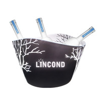 Barre en plastique acrylique de haute qualité personnalisée seau à glace à champagne lumineux seau à glace à LED