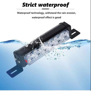 Tira de luces LED de emergencia para ambulancia de 12V/24V, luces intermitentes de advertencia para coches, luces de circulación diaria con Control remoto, nueva condición - Product Image 4