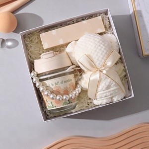 FUXI Luxury Corporate Gift <b>Hamper</b> Plastic Protection Umbrella Face Towel Gift <b>Set</b> Custom Business Gift for Guest Employee - Product Image 6