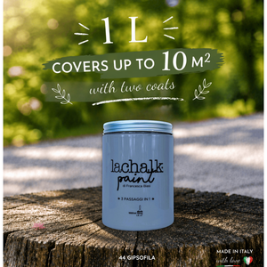 44 GIPSOFILA 1lt LaChalk the evolution of <b>chalk</b> paint Where <b>chalk</b> meets resin: Hybrid <b>Chalk</b> Resin Paint made in Italy - Product Image 2