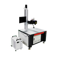 Machine de marquage laser à fibre 3D grand format 100W, graveur laser dynamique Galvo pour gravure profonde sur métal, acier inoxydable et bijoux