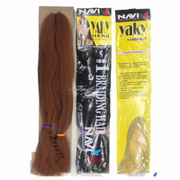 Harga Murah, Rambut Kepang NAVI YAKY Original 60cm, 45g, No 1 Serat Tahan Api Ultra Braids Yaki