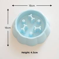 Gamelle anti-étouffement en PP pour chien, motif colonne osseuse, pour l'alimentation lente et saine des chiens de petite, moyenne et grande taille, pour l'intérieur.