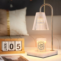 Lampe chauffe-bougie avec minuterie et variateur d'intensité pour décoration intérieure neuve ou vintage, cadeaux pour femmes - Pot parfumé