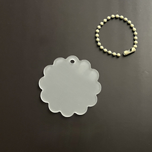 Portachiavi in Acrilico Trasparente Personalizzabile 2026, Forme Irregolari Colorate, Accessori Fai-da-Te per Artigiani, Cartoni Animati UV - Product Image 4