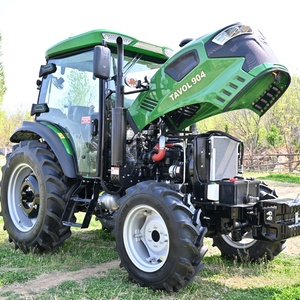 Tracteur agricole compact 80 CV 4x4, puissance de sortie stable pour le travail du sol sur les exploitations moyennes, l'entretien des vergers et les opérations agricoles quotidiennes - Product Image 1