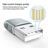 Adaptateur USB C femelle vers USB mâle en alliage d'aluminium Offre Spéciale Mini adaptateur Type C vers USB