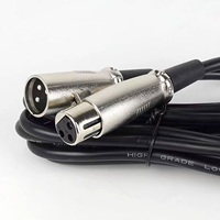 Câble de microphone XLR équilibré mâle-femelle 3PMF01 Pro, cordon d'interconnexion audio 3 broches