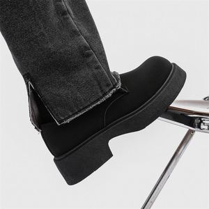 Nouvelles Chaussures Habillées de Luxe pour Hommes, Baskets à Plateforme Personnalisées, Chaussures Décontractées en Cuir à Lacets pour Hommes - Product Image 3
