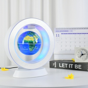 Vòng Bản Đồ Thế Giới Xoay Bay Từ Nổi Toàn Cầu Cho Máy Tính Để Bàn Trang Trí Nội Thất Giáo Dục Trẻ Em Với Bluetooth Loa - Product Image 3