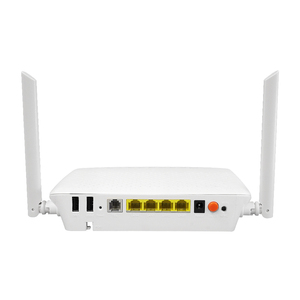 Wholesale Price Broadband Device XPon ONU Modem 4GE 4 Ports Pots USB AC1200 Dualband Wifi ONT <b>Router</b> - Product Image 1