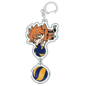 Portachiavi in acrilico con personaggi di <span class=keywords><strong>Haikyuu</strong></span>!! e ciondoli a tema pallavolo per collezionisti e decorazione borse - Product Image 2