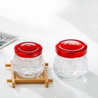 Botol Kaca Food Grade Transparan, Stoples Tertutup Rapat, Botol Kosong untuk Cubilose LGG-055 Tersedia 30ml 50ml 80ml 100ml