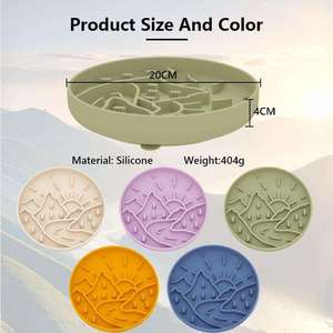แผ่นรองเลียอาหารสัตว์เลี้ยงซิลิโคนแบบใหม่ ช่วยให้กินช้าลง พร้อมถ้วยดูด - Product Image 2