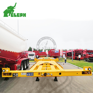 Xương <span class=keywords><strong>2x20ft</strong></span> 40ft <span class=keywords><strong>container</strong></span> <span class=keywords><strong>Trailer</strong></span> 40ton 3 trục Xe tải vận chuyển <span class=keywords><strong>container</strong></span> <span class=keywords><strong>Trailer</strong></span> bán - Product Image 3