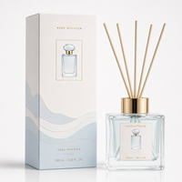 Ensemble de diffuseurs à bâtonnets liquides personnalisés pour parfums, haut de gamme, écologiques, marque privée, coffret cadeau de parfum d'ambiance, fabricant OEM