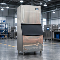 Machine à glace en forme de croissant, production quotidienne de 80 kg, 100 kg, 136 kg, 150 kg, 200 kg, 258 kg, adaptée aux industries médicale et agroalimentaire