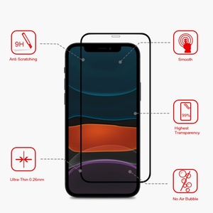 ติดตั้งง่ายด้วยอุปกรณ์ติดตั้งฟิล์มกระจกนิรภัยสำหรับ iPhone 12 Mini Pro Max พร้อมกรอบนำทาง - Product Image 3