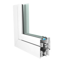 Fenêtres à battants modernes en aluminium, design écoénergétique, réduction du bruit, pour maison et bureau