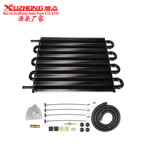 Xuzhong Car <b>Air</b> <b>Conditioning</b> Condenser 8-<b>Pipe</b> Aluminum Black For BMW Fiat Jeep Mini Retrofit Upgrade - Product Image 1