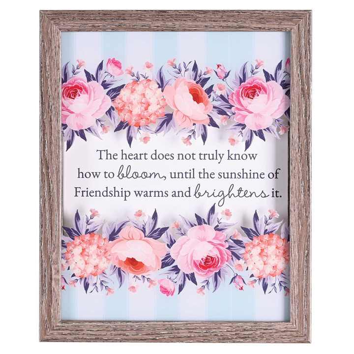TD Modern & Classical 8x10 How to Bloom Framed Wall Art Digital Printed on Paper with Stylish Support Base