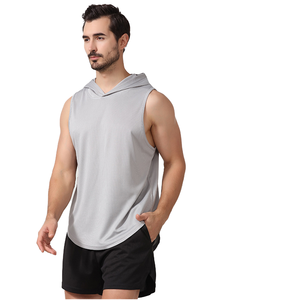 Débardeur à capuche sans manches personnalisé 2026 pour homme – Idéal pour la gym, le fitness, la musculation et l'entraînement - Product Image 5