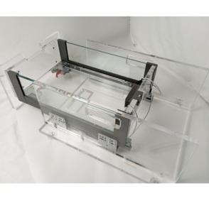 Dễ dàng cài đặt mềm đóng mỏng Runner đường sắt mở rộng đầy đủ kim loại ngăn kéo hộp undermount giấu ngăn kéo trượt với ánh sáng dẫn - Product Image 2