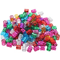 Usine En Gros Réglable Tresses Clips Accessoires Couleur Anneaux Serrures Métal Dreadlocks Perles Tressage Cheveux Décorations